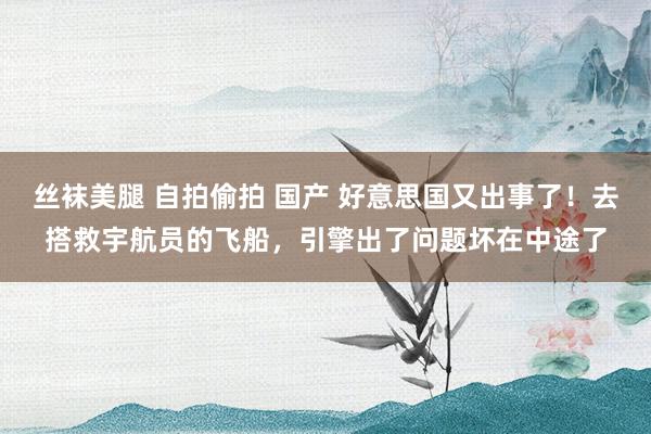 丝袜美腿 自拍偷拍 国产 好意思国又出事了！去搭救宇航员的飞船，引擎出了问题坏在中途了