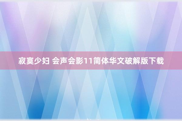 寂寞少妇 会声会影11简体华文破解版下载